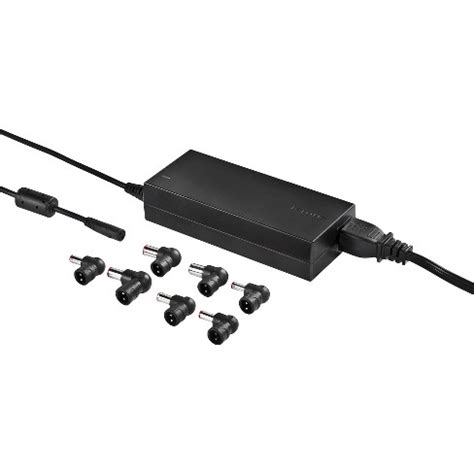 Target laptop charger - Product Description. Be prepared with this Targus laptop power adapter. This universal 90W charger has a six-foot cable and five adapter plugs that make it compatible with a variety of laptop brands and models. This slim, lightweight Targus laptop power adapter fits easily in your bag and has built-in surge protection for safety.